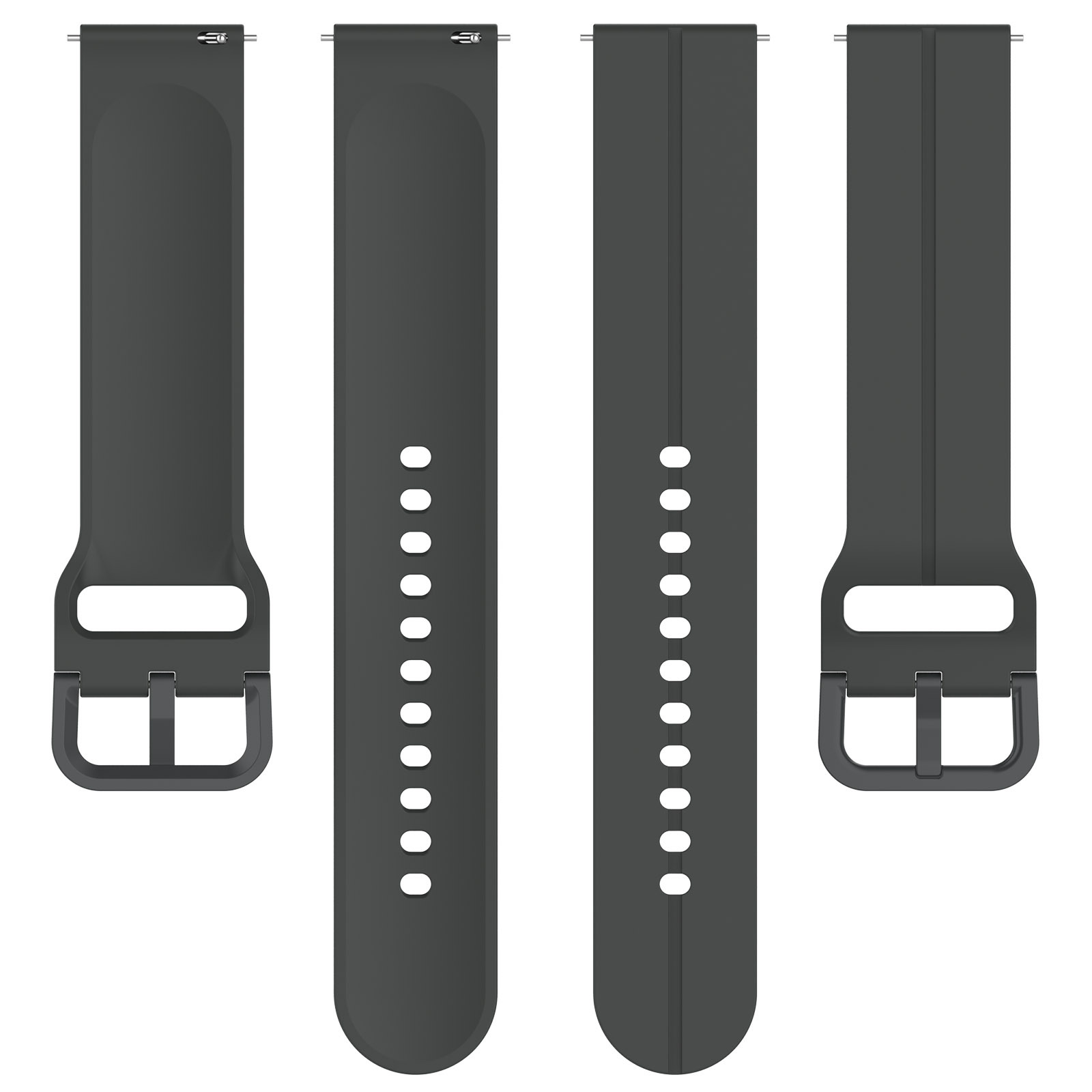 Silikon, mm/Gear Armband Samsung, Ersatzarmband, INF Classic/Frontier, Galaxy 45 3 Dunkelgrau S3 Watch