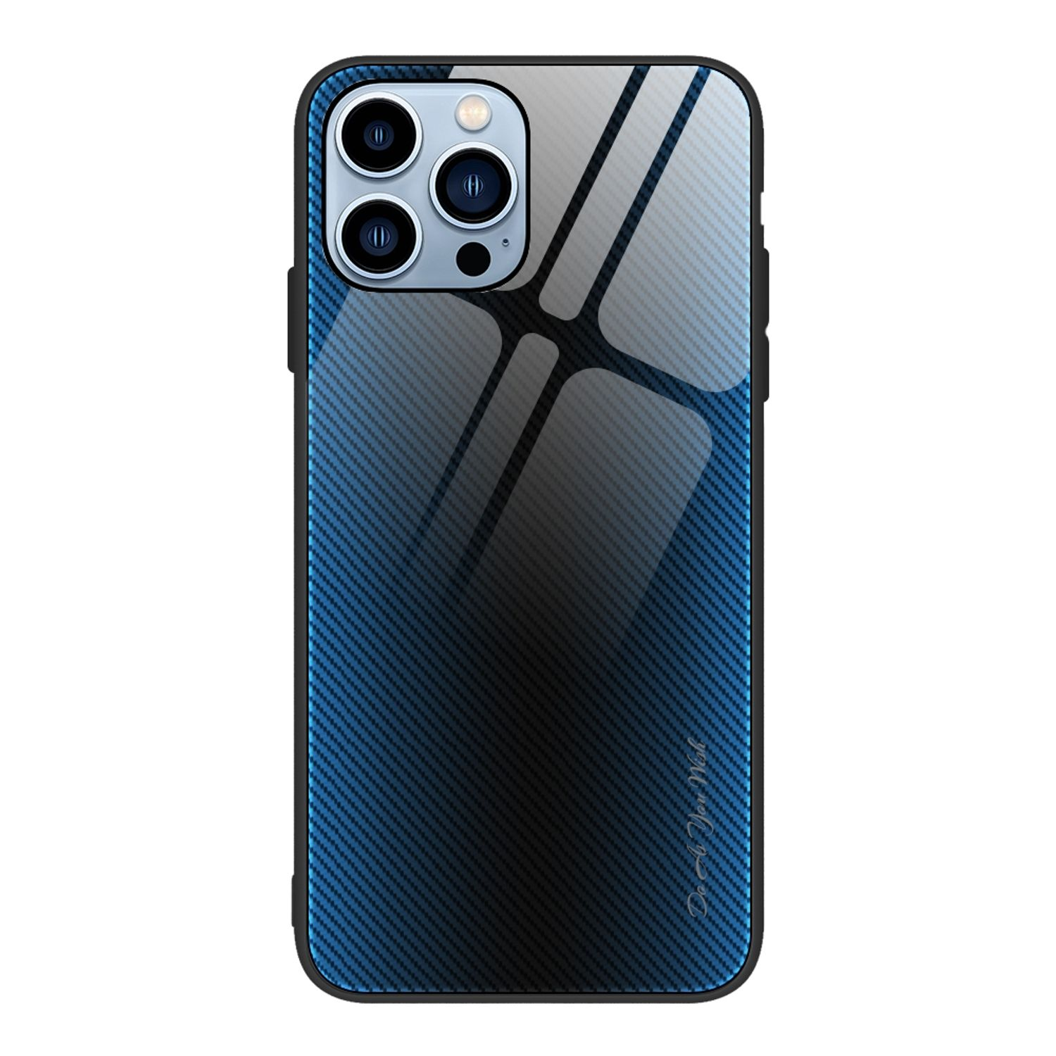 KÖNIG DESIGN Blau Case, Pro iPhone Backcover, Max, Apple, 13