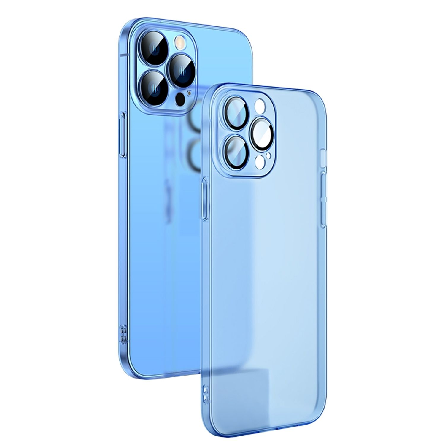 KÖNIG DESIGN Case, Backcover, Apple, Blau 14 Pro Max, iPhone
