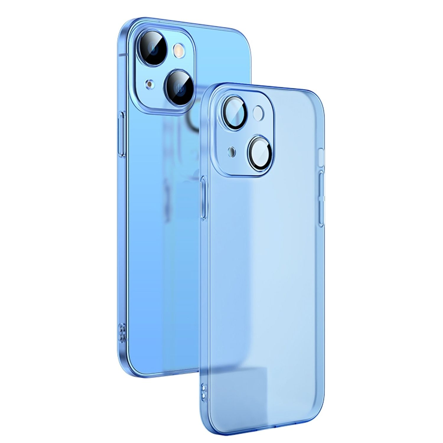DESIGN Backcover, KÖNIG Apple, Case, iPhone Blau 14 Plus,