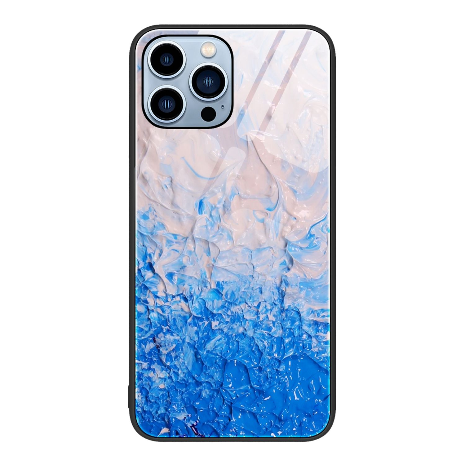 Wellen Backcover, DESIGN Case, iPhone Apple, X, KÖNIG Ozean