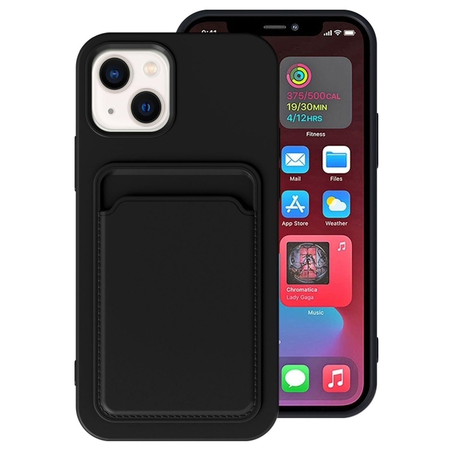 14 Apple, Case, Backcover, KÖNIG DESIGN iPhone Plus, Schwarz