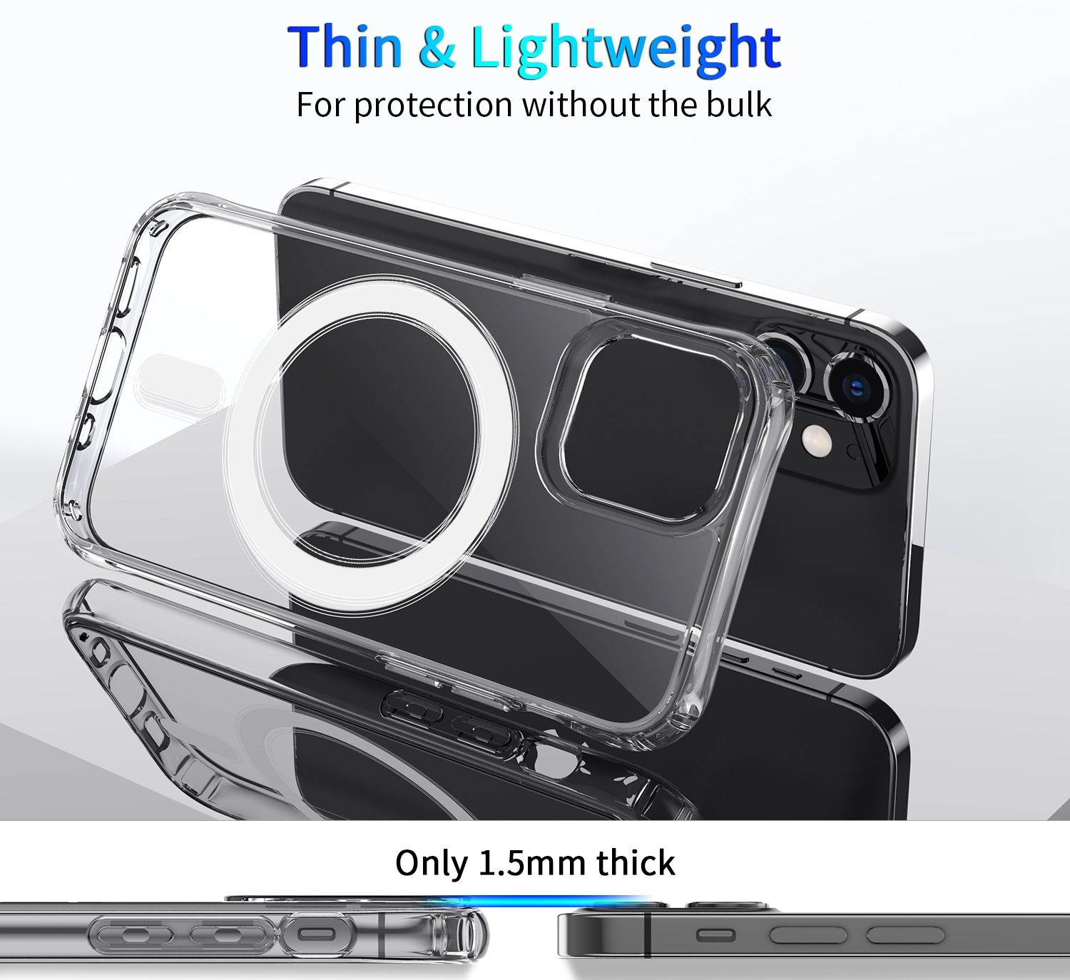 KÖNIG DESIGN Case, Backcover, 12 iPhone Max, Transparent Apple, Pro