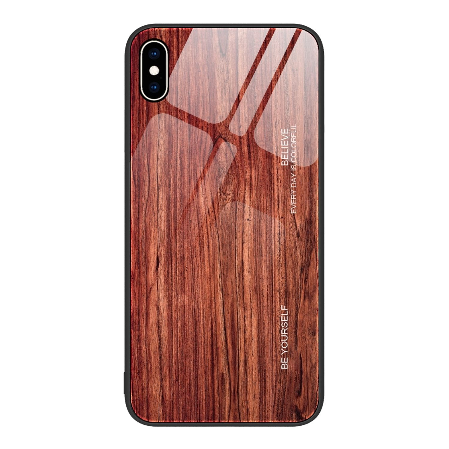 Braun iPhone Max, Kaffee DESIGN XS Apple, KÖNIG Backcover, Case,