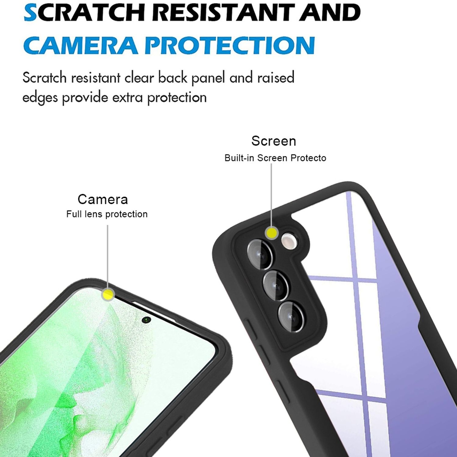 KÖNIG DESIGN Case, Full Samsung, 5G, Plus S22 Lila Cover, Galaxy