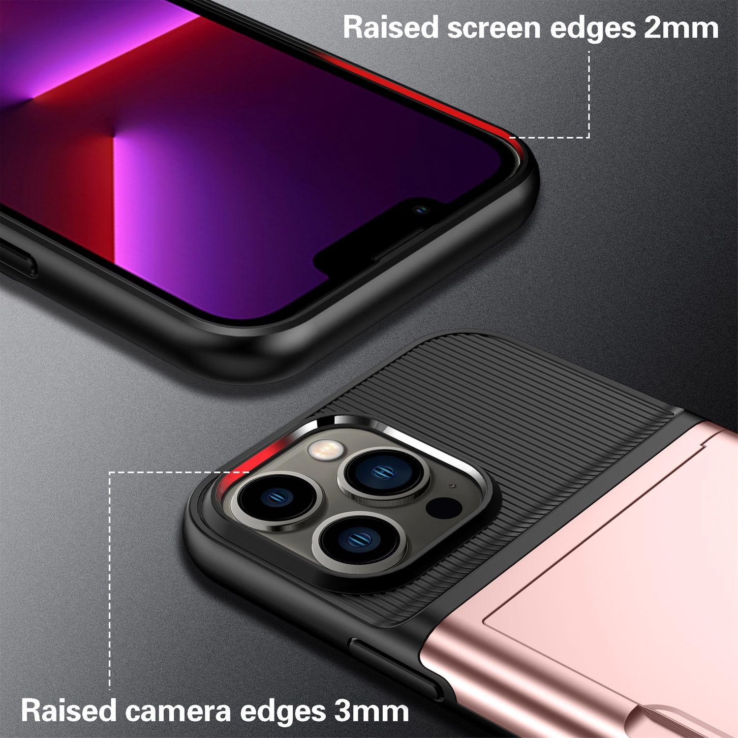 DESIGN iPhone 12 Backcover, KÖNIG / Apple, 12 Pro, Case, Rosa