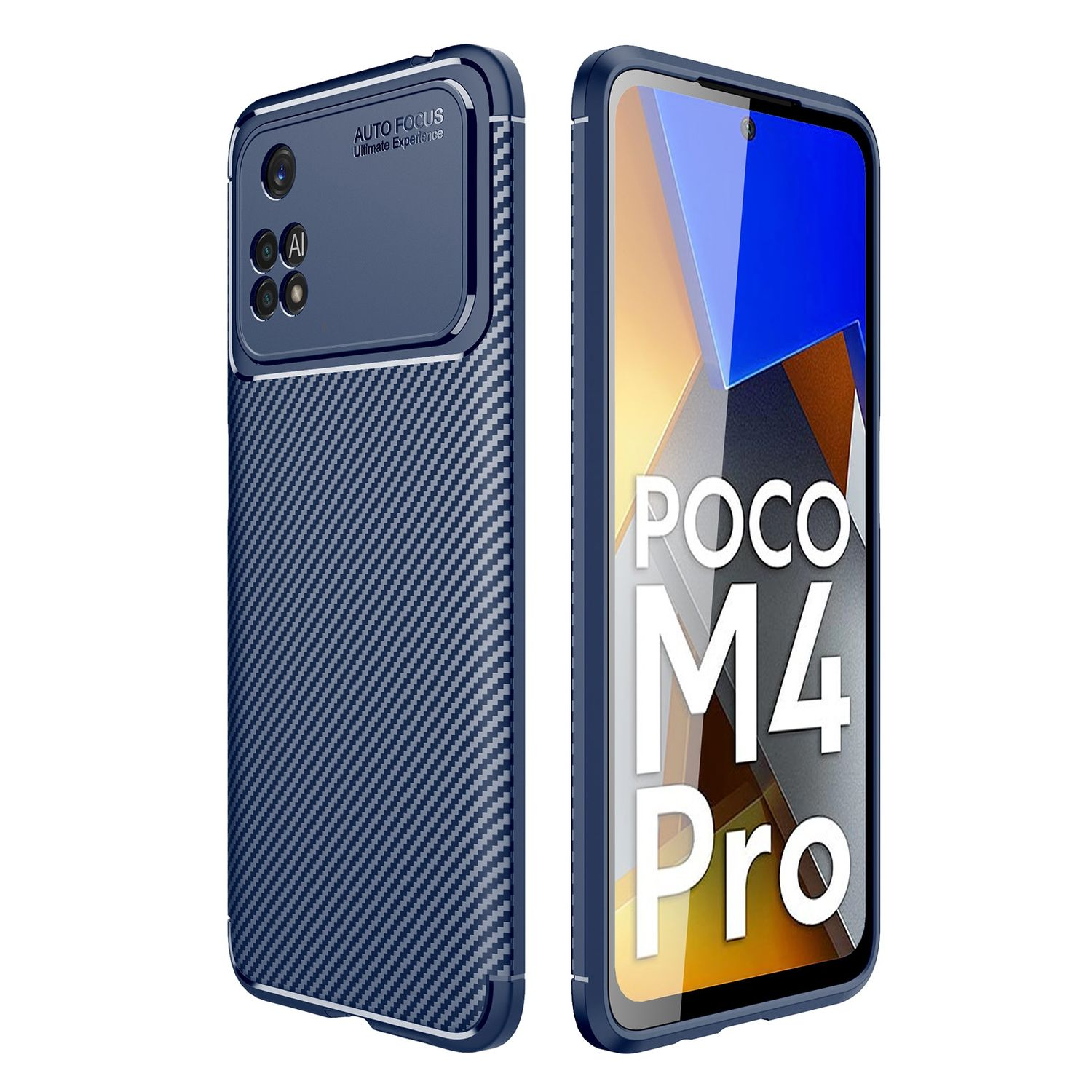 KÖNIG Pro, Backcover, Poco Case, M4 Xiaomi, DESIGN Blau