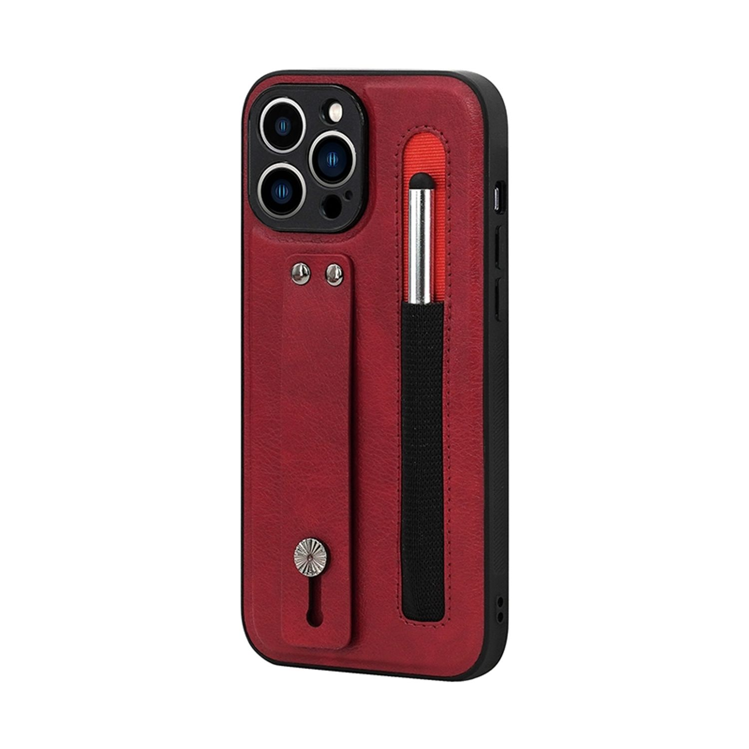 13 KÖNIG Rot Backcover, Case, Apple, DESIGN iPhone Pro,