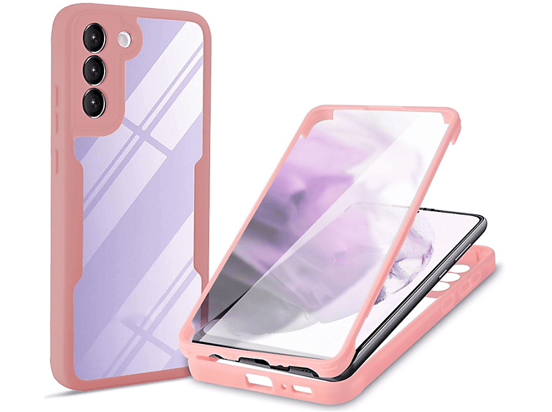 KÖNIG DESIGN Case, Full Cover, Samsung, Galaxy S22 5G, Rosa