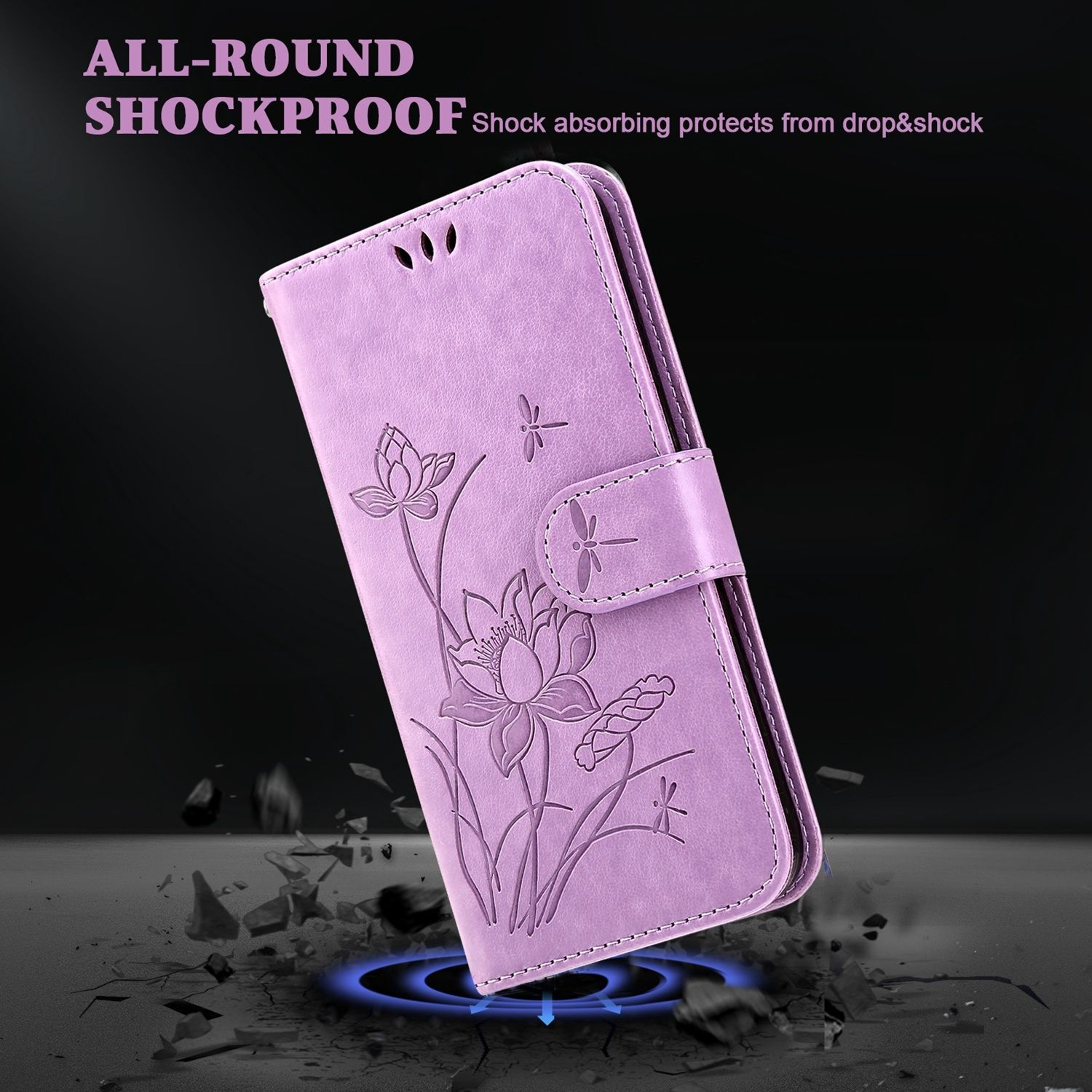 Galaxy S22 DESIGN Lila Samsung, 5G, Plus Bookcover, Book KÖNIG Case,