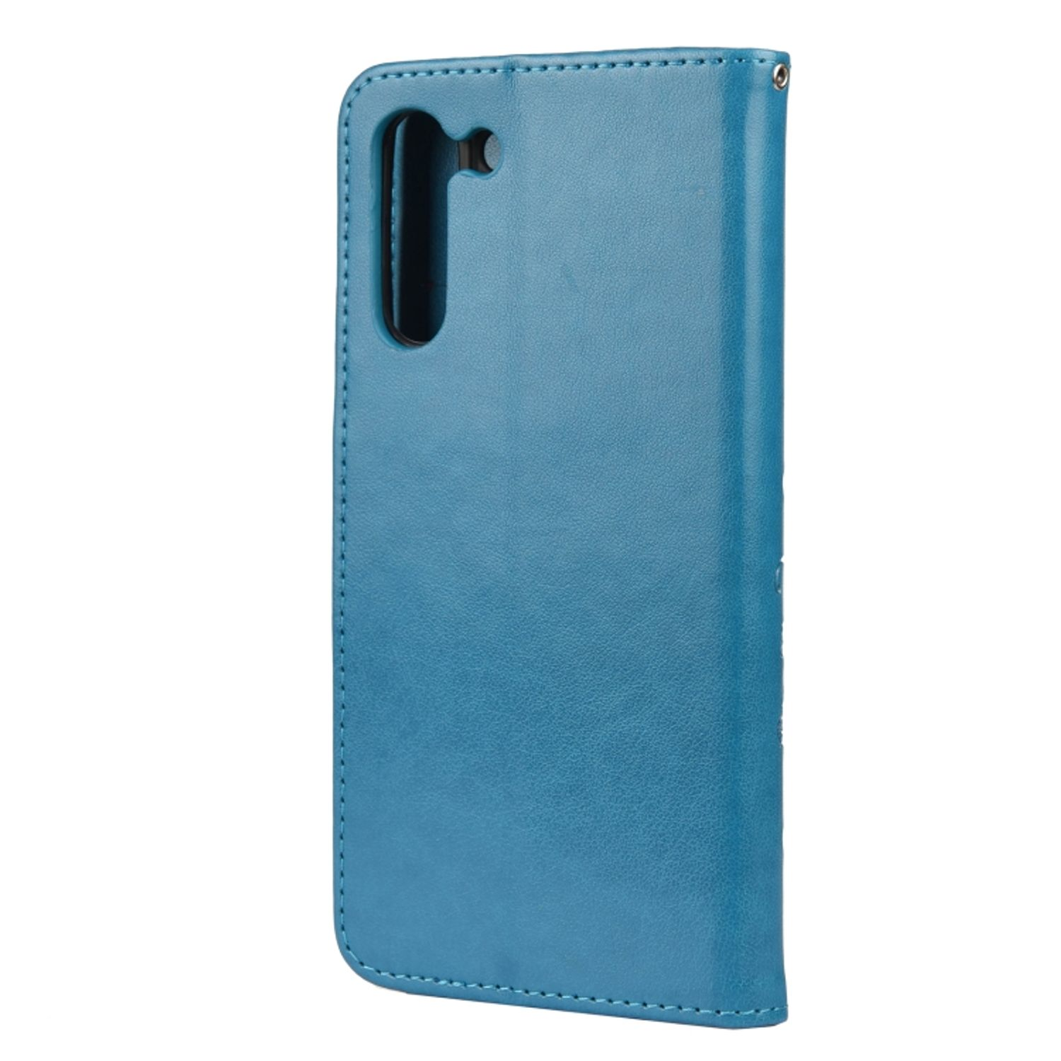 KÖNIG DESIGN Book Case, Bookcover, Galaxy FE, Blau S21 Samsung