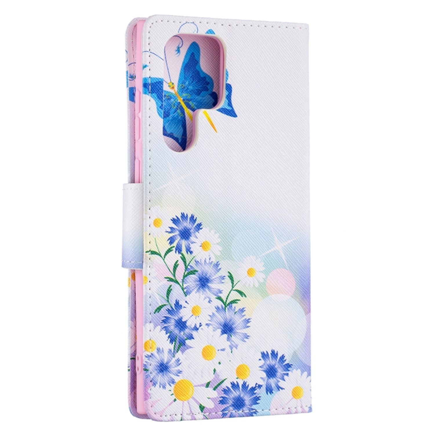 Schmetterlingsliebe Ultra DESIGN Book KÖNIG S22 5G, Galaxy Bookcover, Samsung, Case,