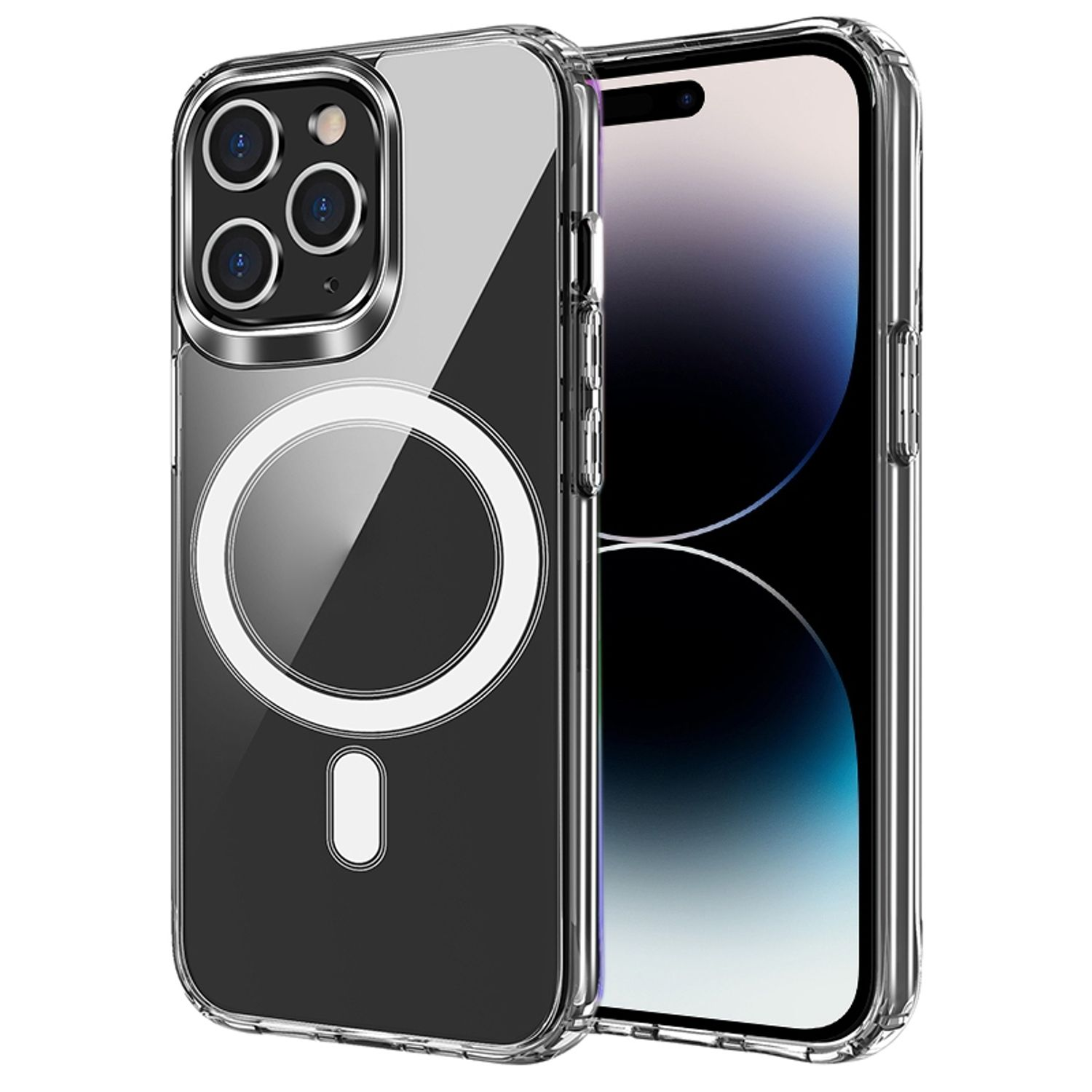 Transparent DESIGN Apple, iPhone Backcover, 14 Case, Max, Pro KÖNIG