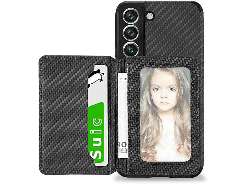 KÖNIG DESIGN Backcover, Galaxy Case, Samsung, 5G, Schwarz Plus S22