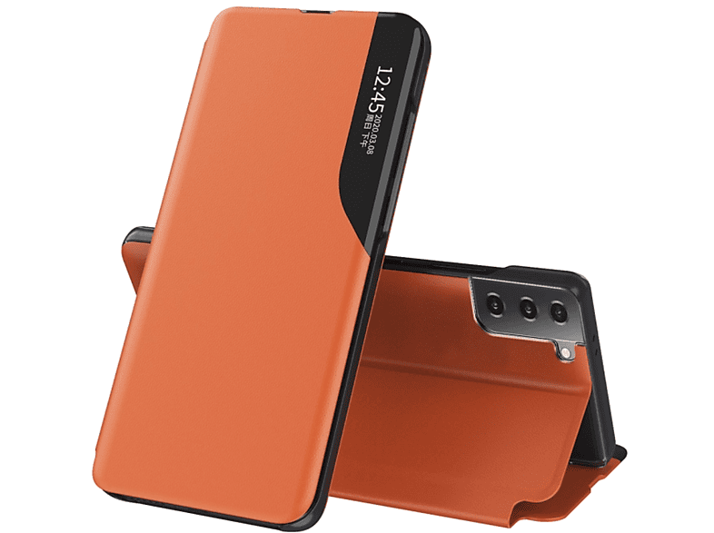 KÖNIG DESIGN Case, Full Cover, Samsung, Galaxy S21 FE, Orange