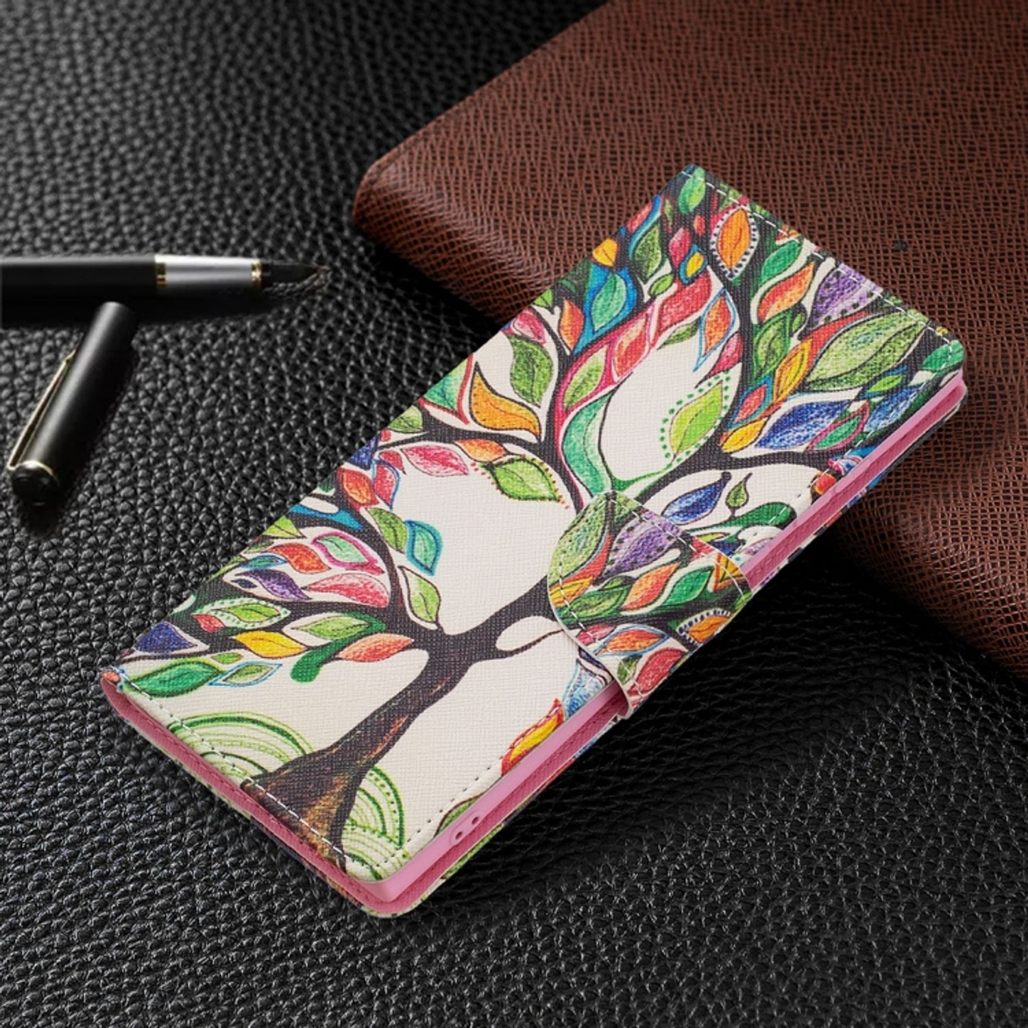 Book 5G, Samsung, Galaxy Bookcover, Baumleben DESIGN KÖNIG Case, S22 Ultra