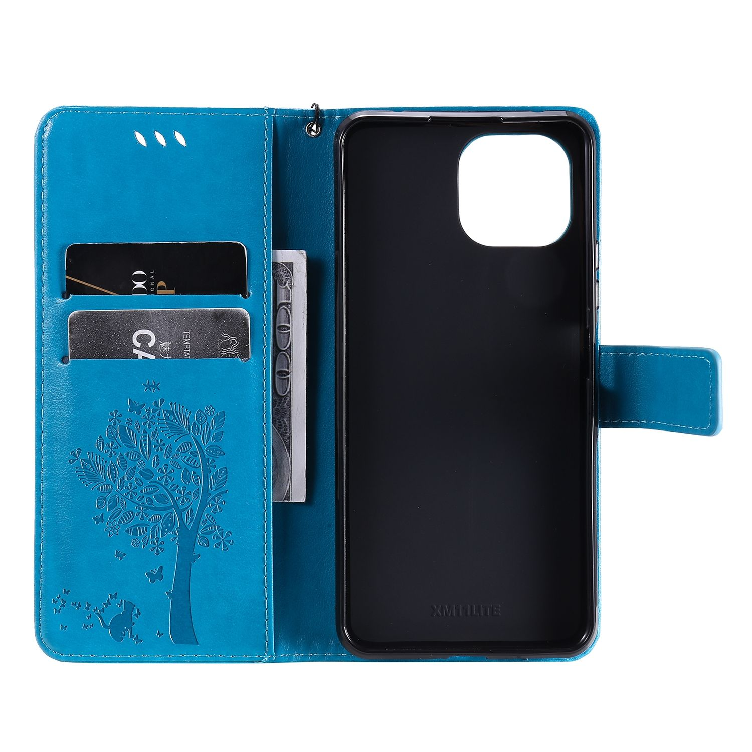 DESIGN Blau 11 Mi KÖNIG Lite, Book Xiaomi, Case, Bookcover,