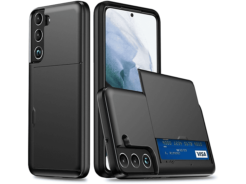 Samsung, Case, S22 Backcover, Galaxy DESIGN 5G, Schwarz KÖNIG