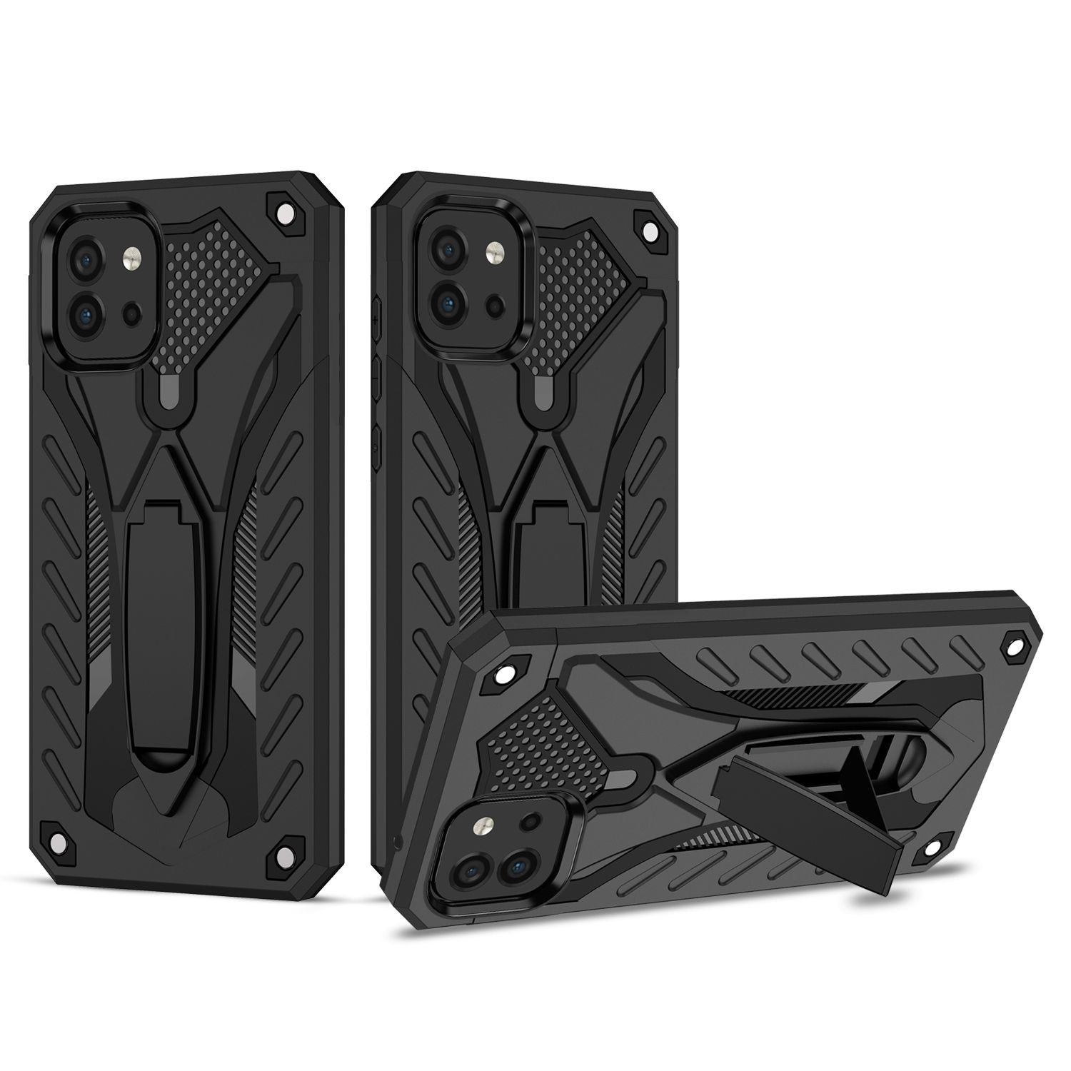 KÖNIG DESIGN Case, Backcover, Schwarz A03, Galaxy Samsung