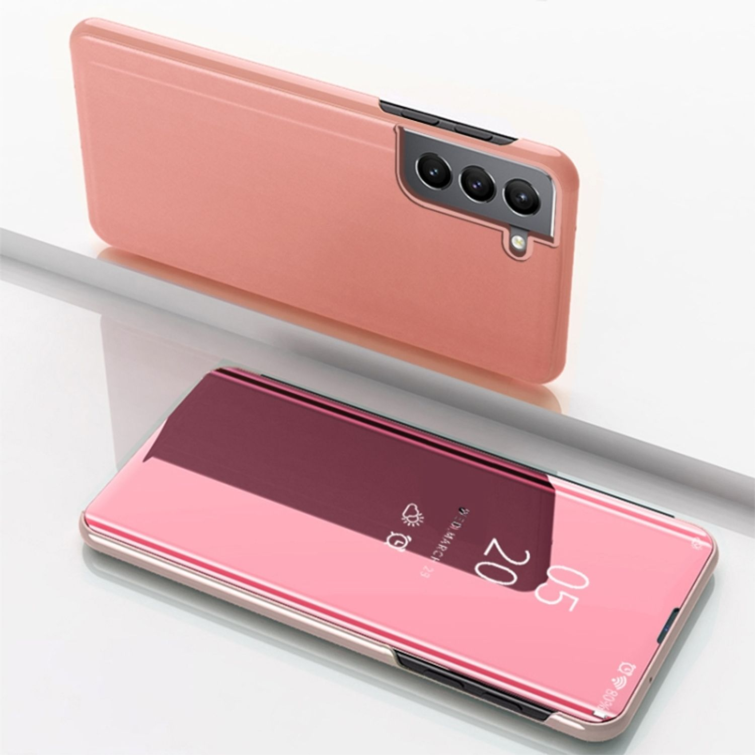 DESIGN Samsung, Cover, S22 5G, KÖNIG Full Rose Case, Galaxy Gold
