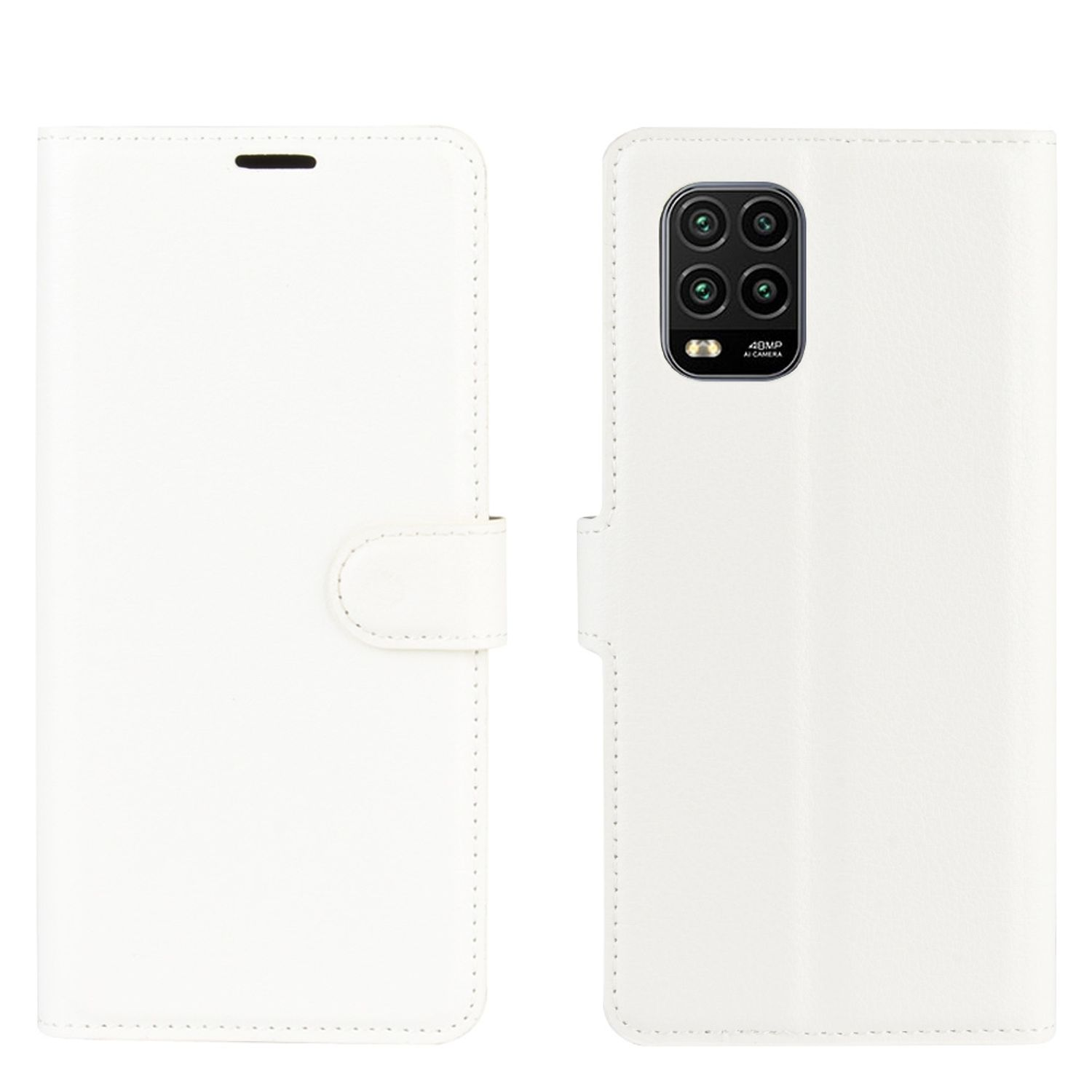 Weiß Lite Book Xiaomi, 10 Bookcover, 5G, KÖNIG Case, Mi DESIGN