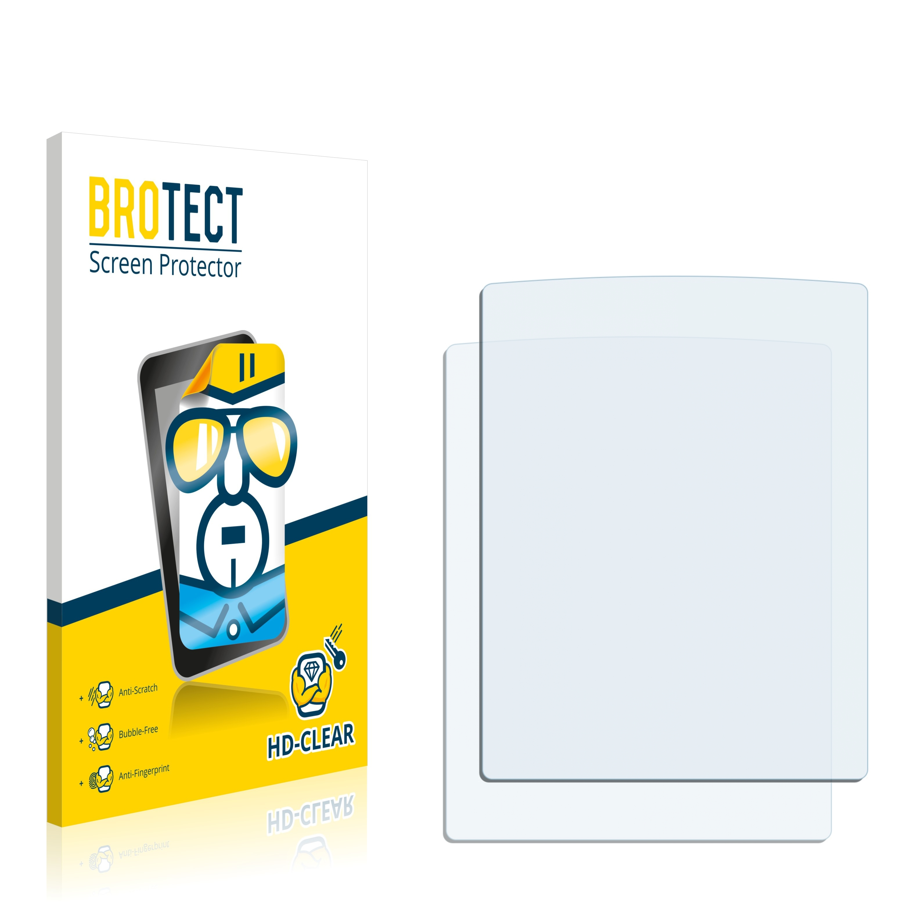 BROTECT 2x NWZ-S764) klare Schutzfolie(für Walkman Sony