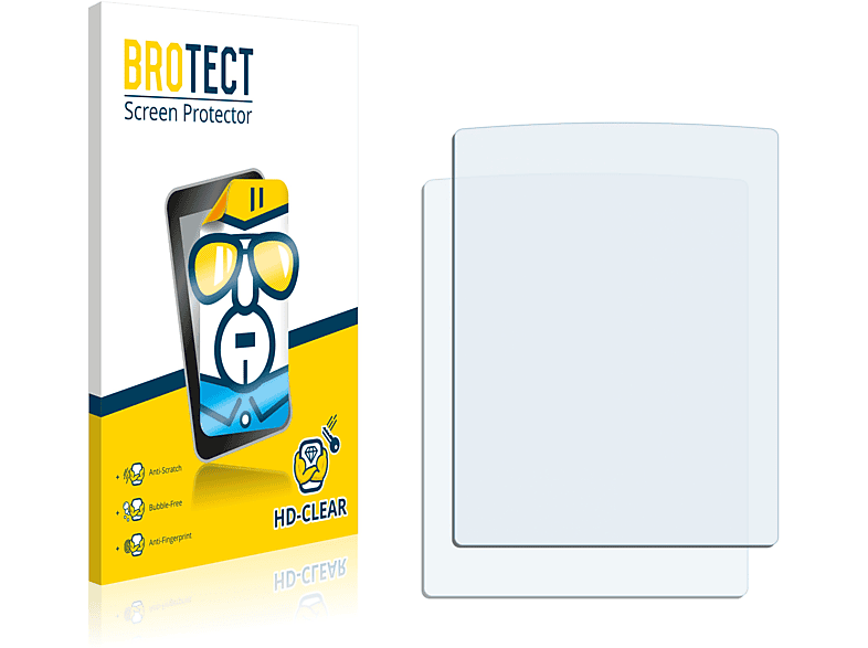 BROTECT 2x klare Sony Schutzfolie(für Walkman NWZ-S765)