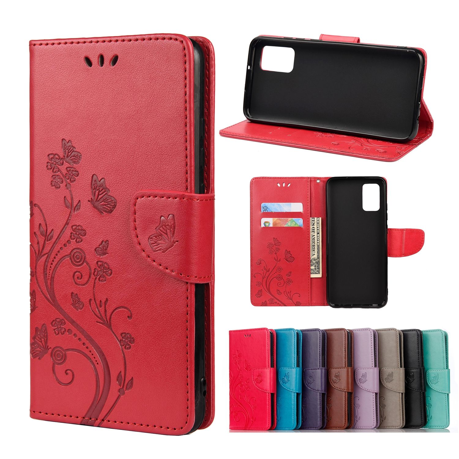 Rot Case, KÖNIG Redmi Note Book 10 DESIGN Xiaomi, 5G, Bookcover,