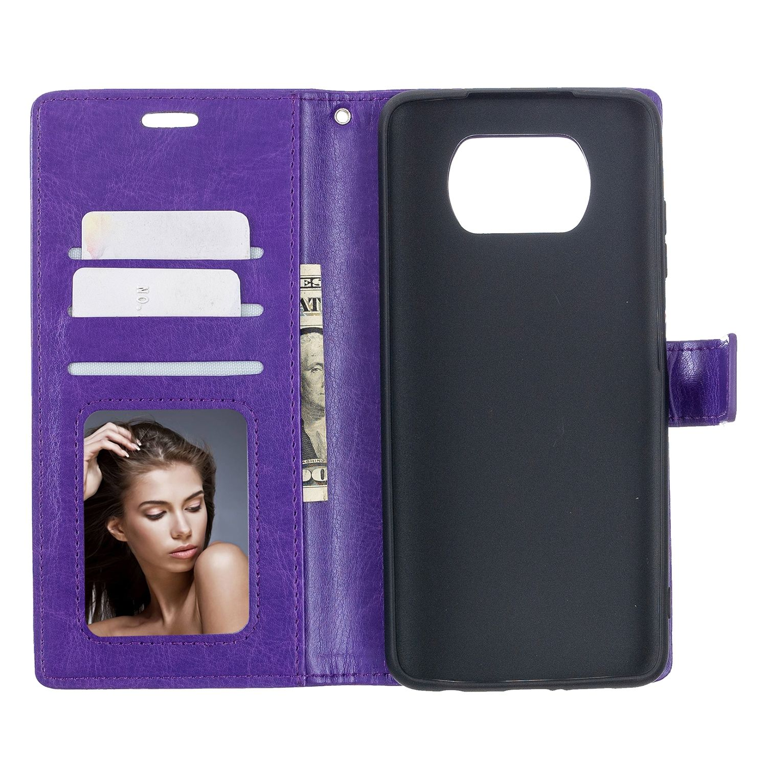 Poco Violett Xiaomi, DESIGN Bookcover, KÖNIG X3, Case, Book