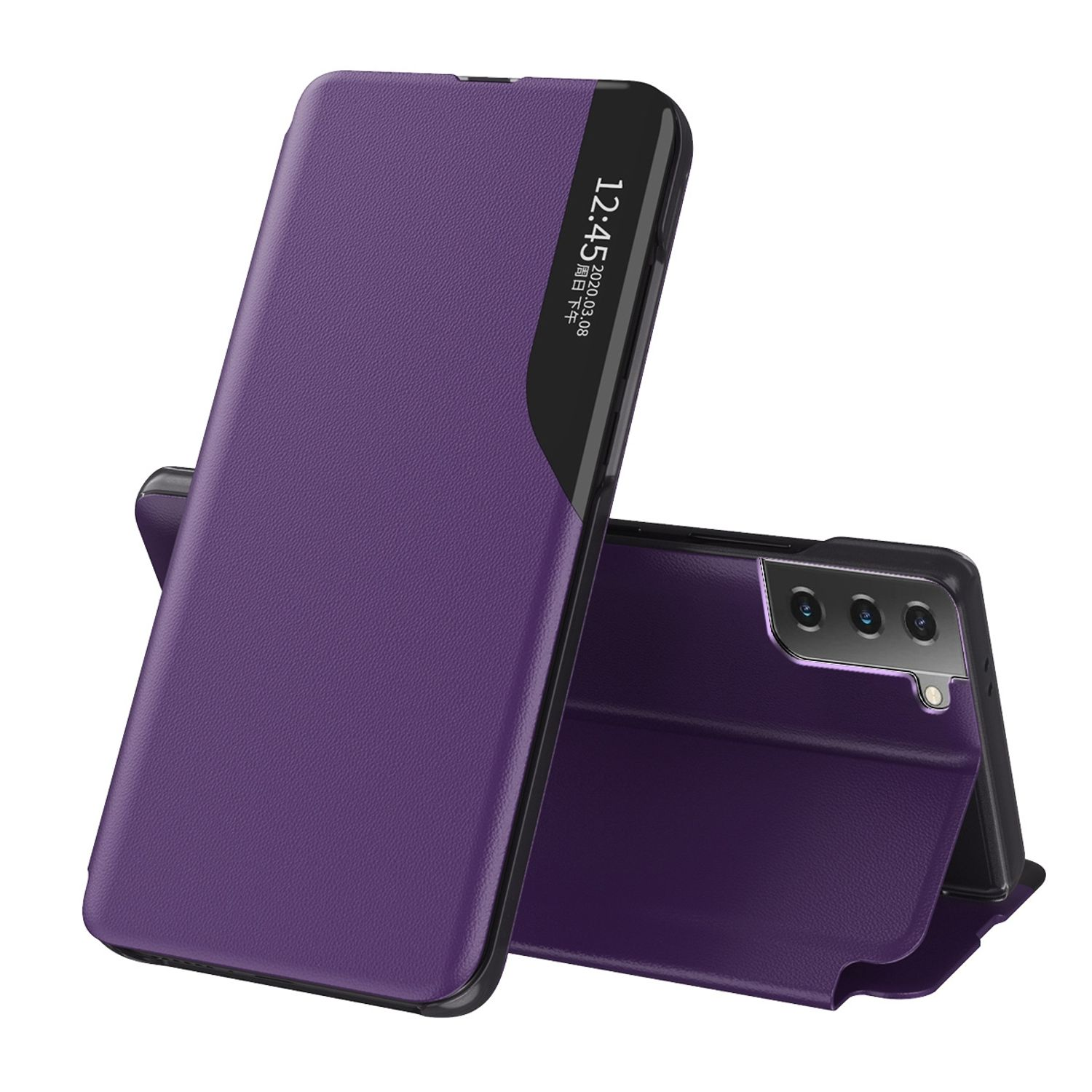 KÖNIG DESIGN Case, Full Galaxy Samsung, S21 Plus, Cover, Violett