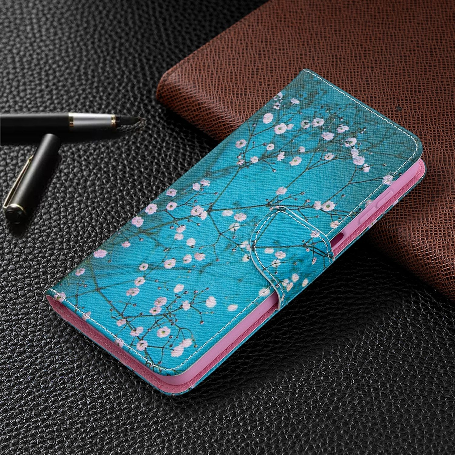 Galaxy Samsung, Book A32 KÖNIG Bookcover, 5G, DESIGN Blau Case,