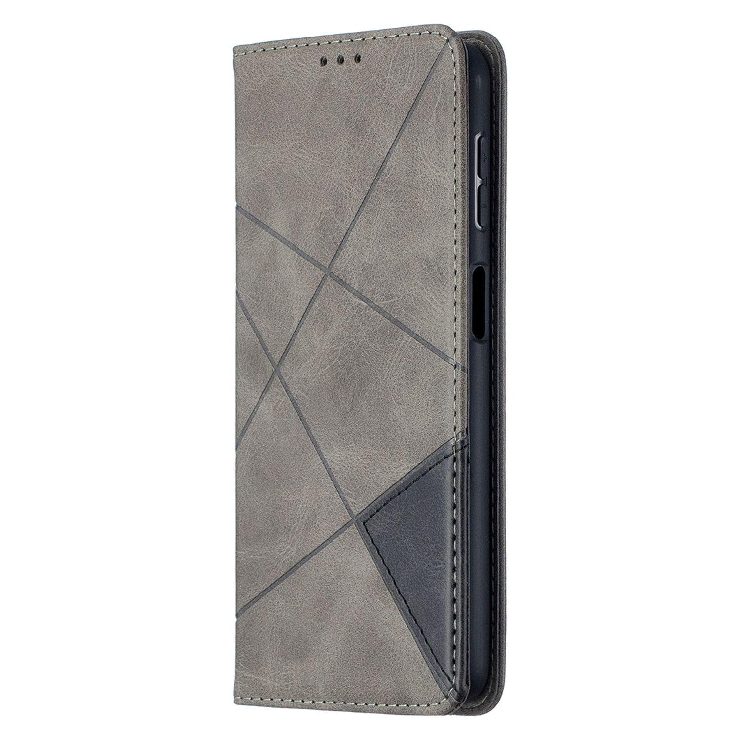 KÖNIG DESIGN Book Case, Grau A32 Samsung, Bookcover, 5G, Galaxy