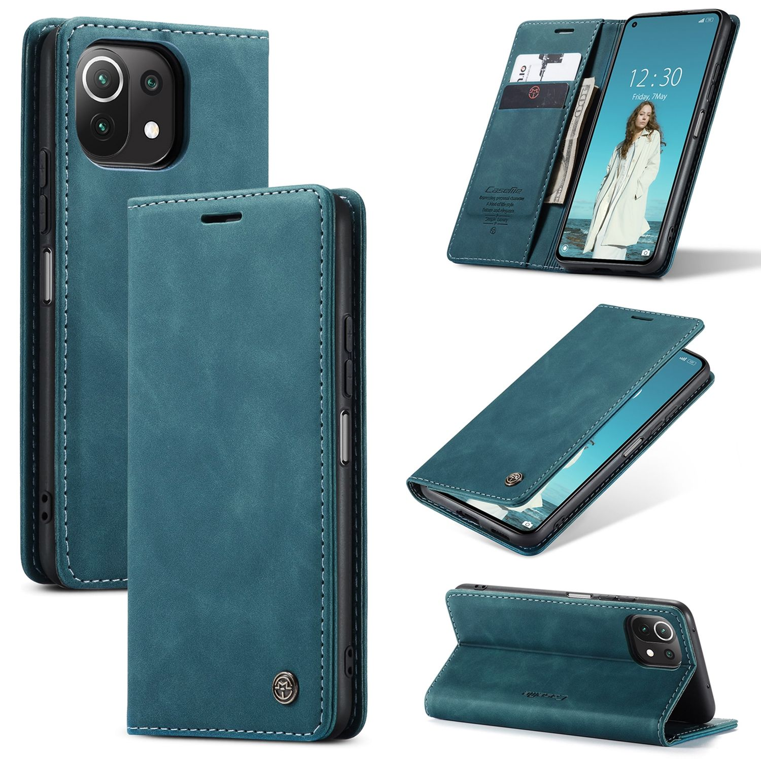 Case, Blau DESIGN Xiaomi, Mi Book Bookcover, KÖNIG Lite, 11