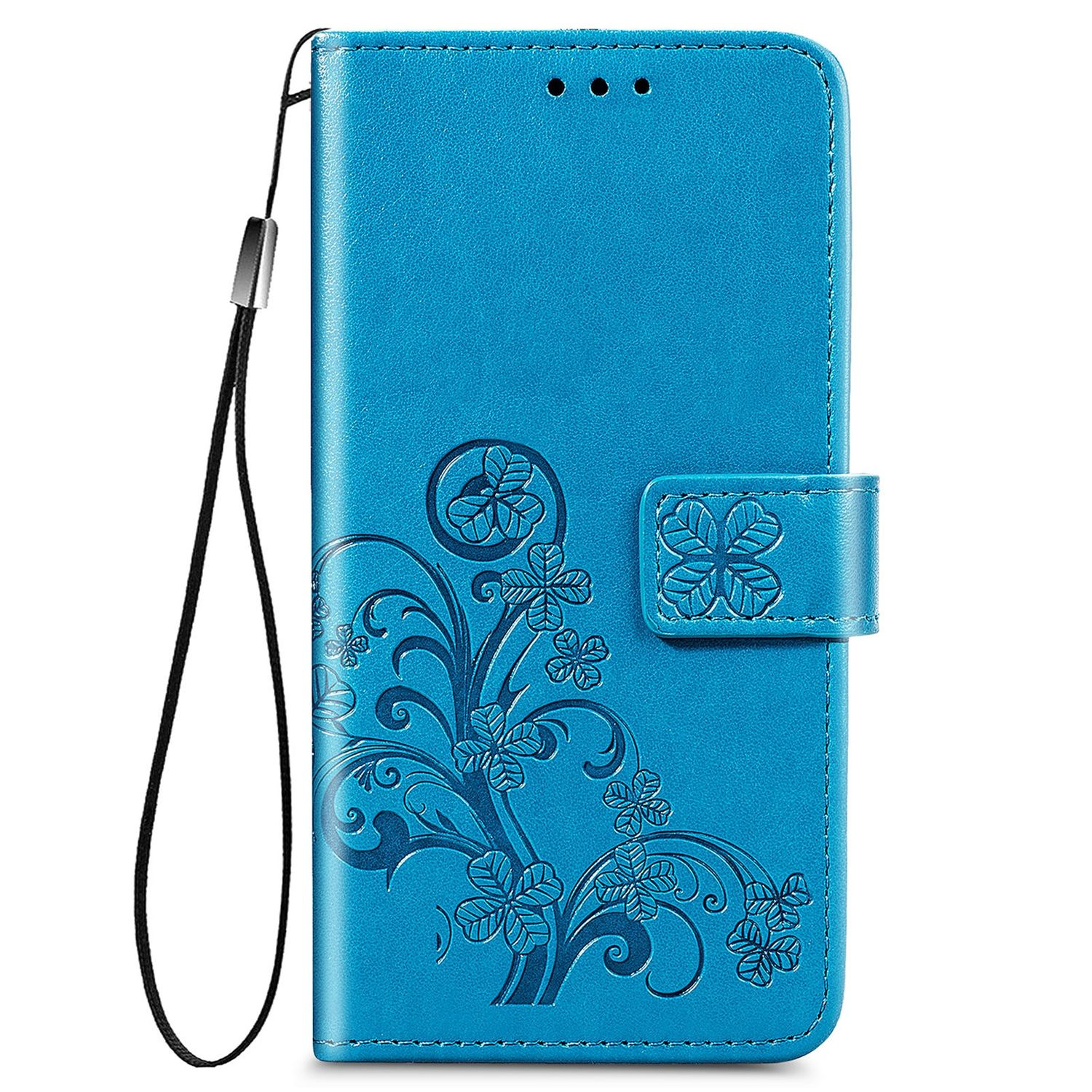 Bookcover, Case, Galaxy Book DESIGN 5G, Samsung, A72 Blau KÖNIG