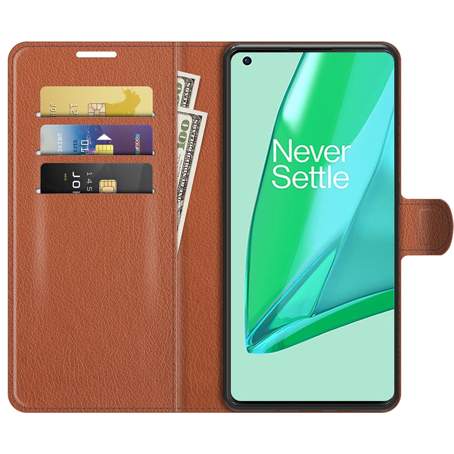 OnePlus, Book Bookcover, Braun Pro, KÖNIG DESIGN Case, 9