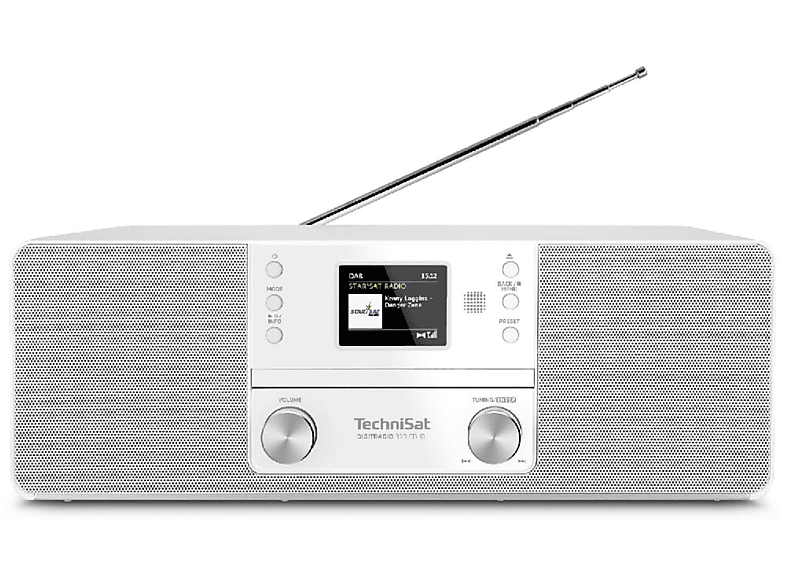 TECHNISAT DIGITRADIO 370 CD IR Multifunktionsradio (weiß) | MediaMarkt