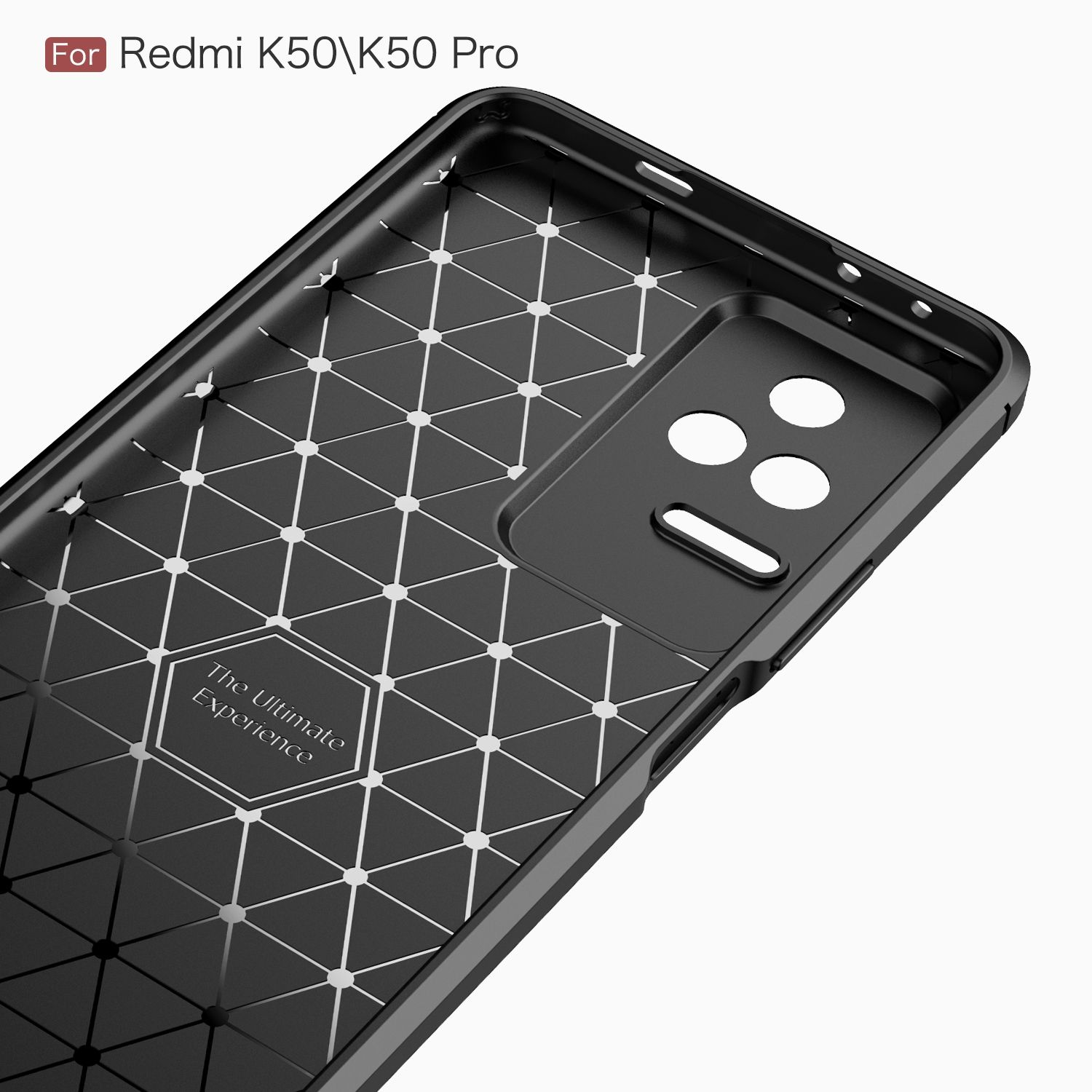 Redmi Xiaomi, DESIGN KÖNIG K50 Backcover, Case, Schwarz Pro,