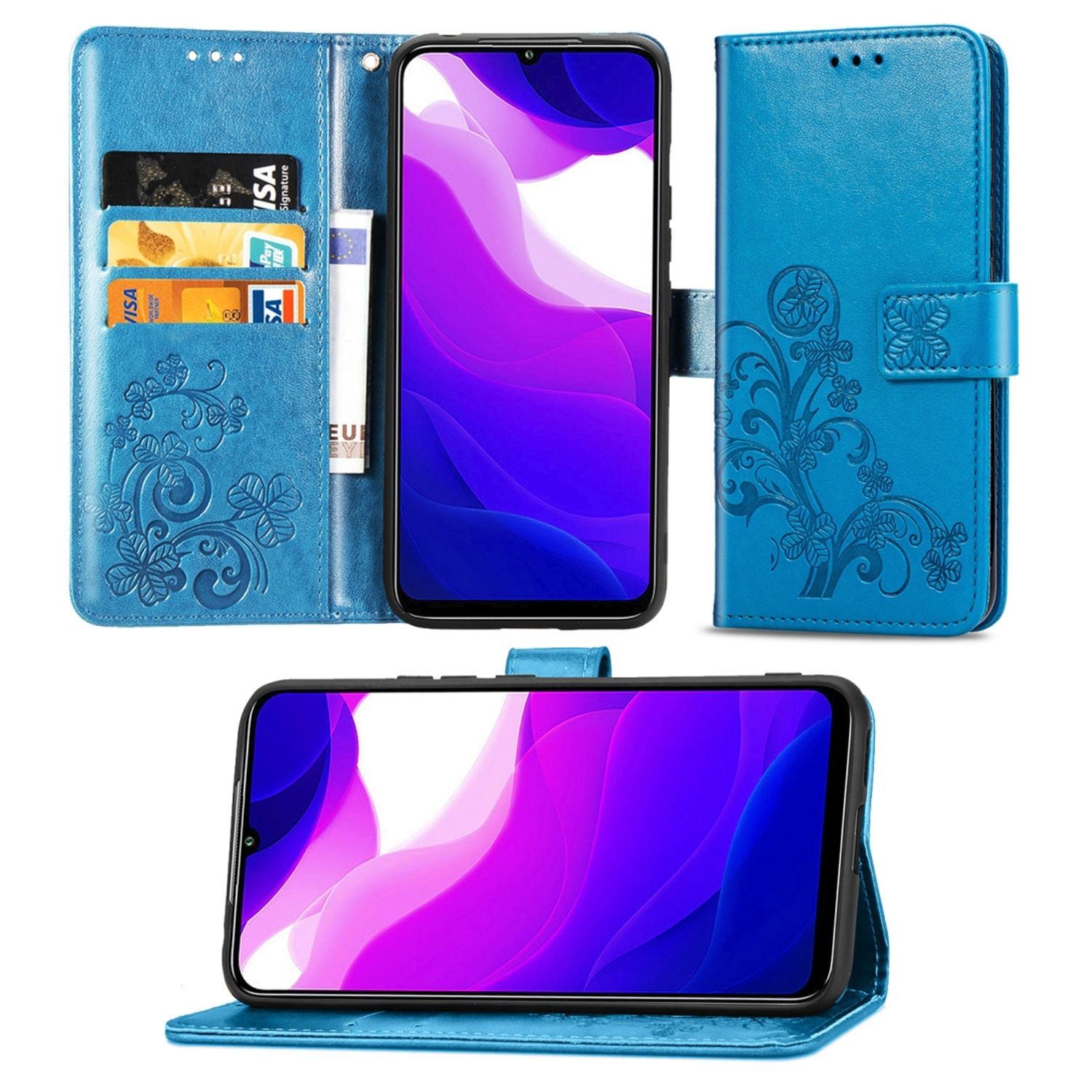 KÖNIG DESIGN Book Case, Mi Bookcover, 10 5G, Xiaomi, Blau Lite