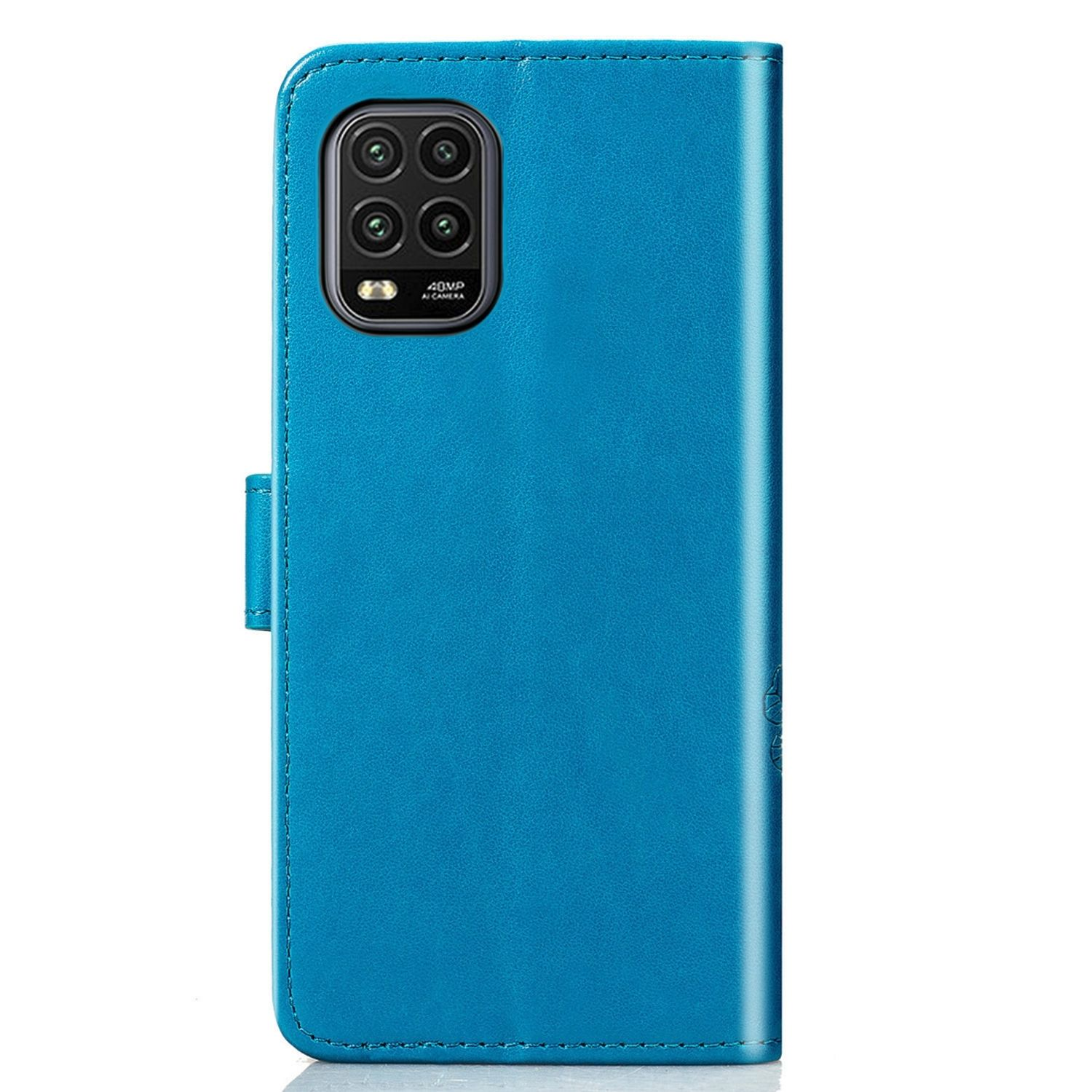 Book Mi Xiaomi, 10 Bookcover, DESIGN Lite KÖNIG 5G, Case, Blau