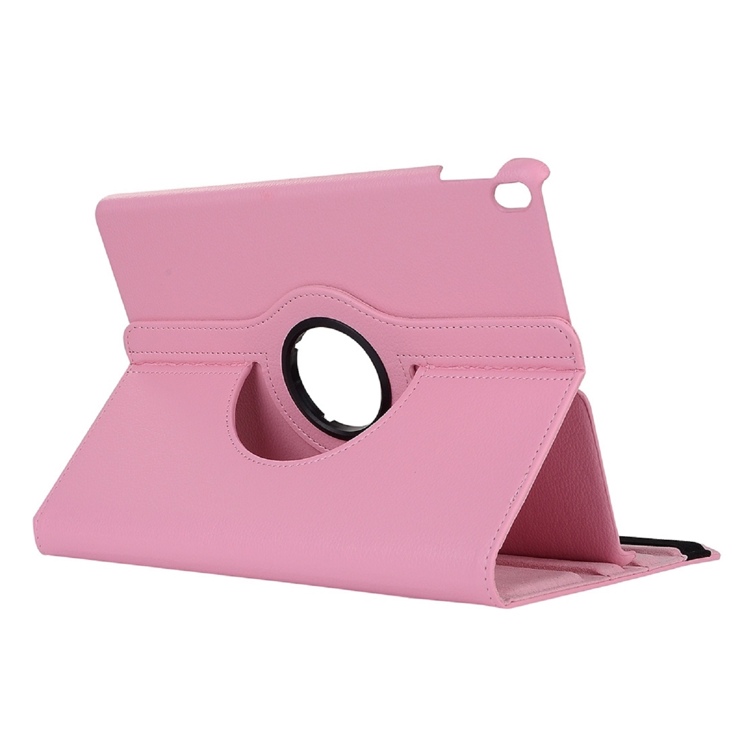 PROTECTORKING Tablethülle Bookcover Case Apple Robustes Cover Rotation Full Schutzhülle für Grad Pink 360 drehbar TPU, Kunstleder