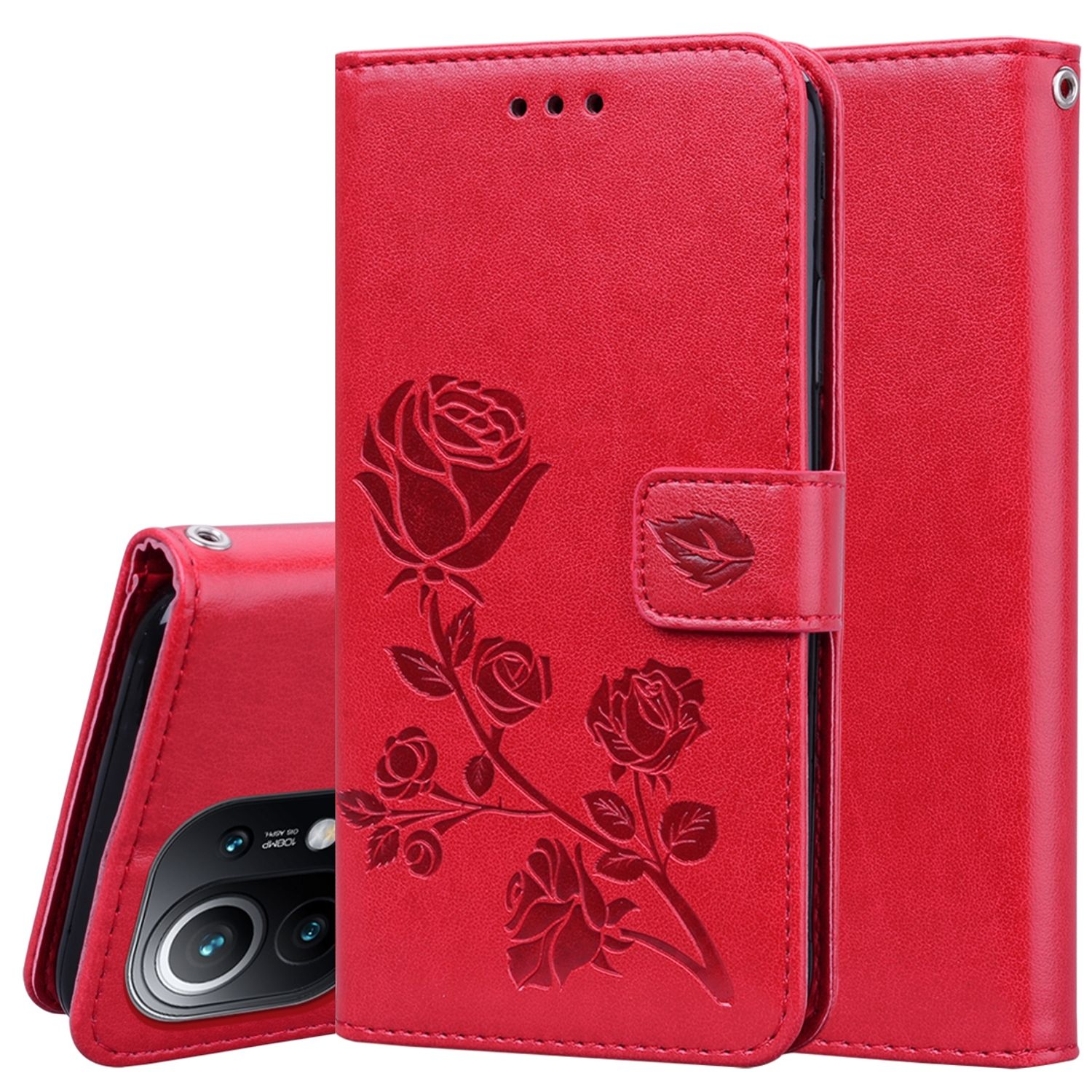 Bookcover, Mi KÖNIG 11 Rot DESIGN Book Case, Xiaomi, Lite,