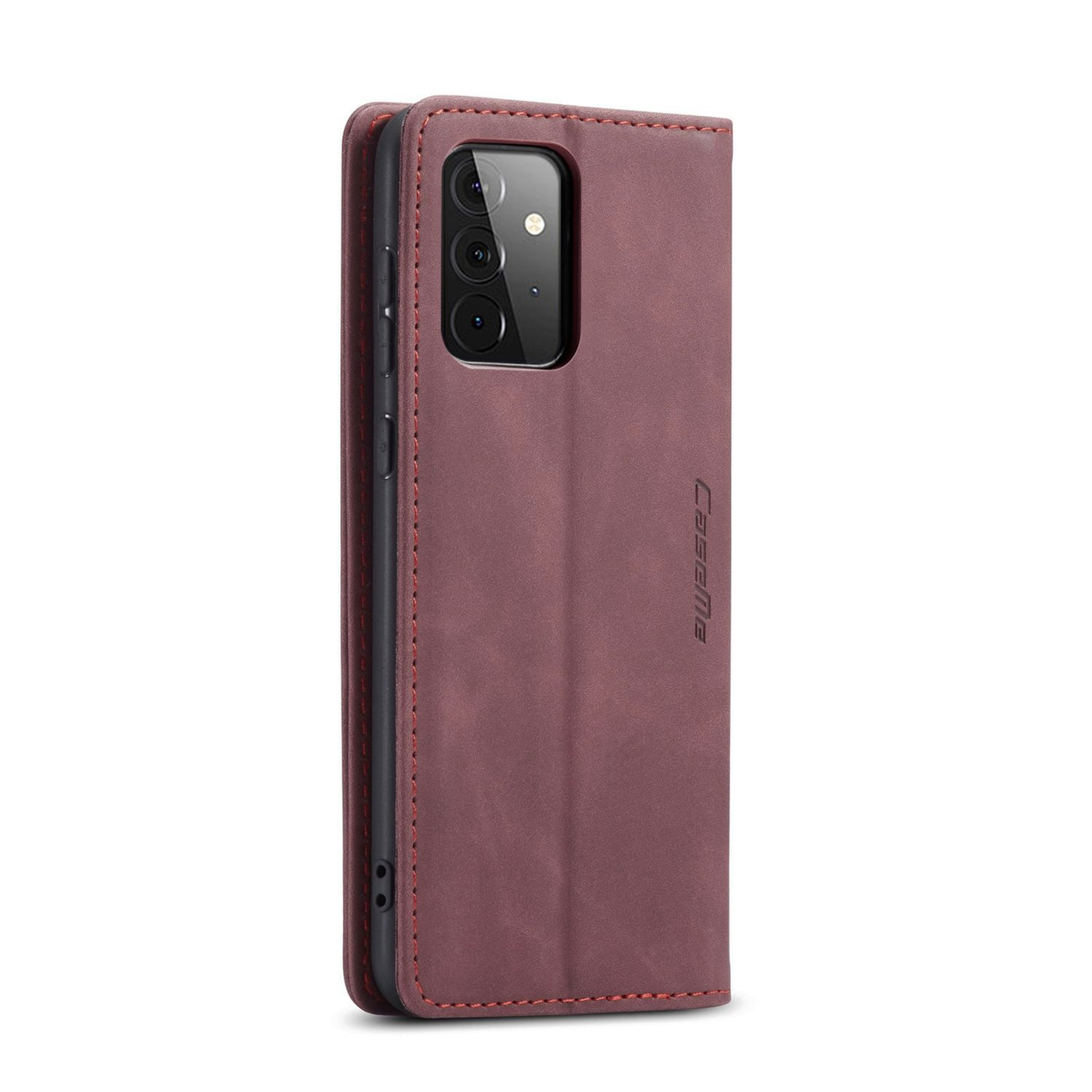 Book Case, Samsung, DESIGN 5G, Galaxy Bookcover, Rot KÖNIG A72