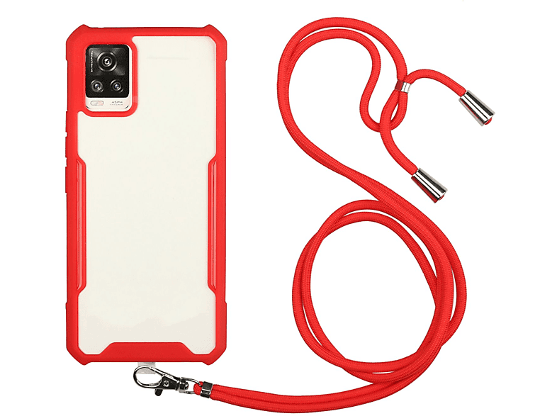 A72 Case, Umhängetasche, Samsung, KÖNIG DESIGN Galaxy 5G, Rot