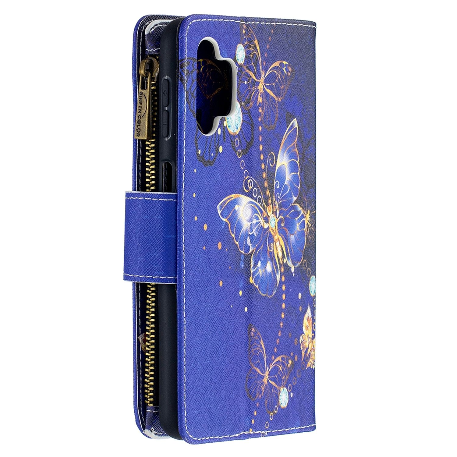 KÖNIG DESIGN Book Case, Bookcover, Samsung, Violett Galaxy 5G, A32