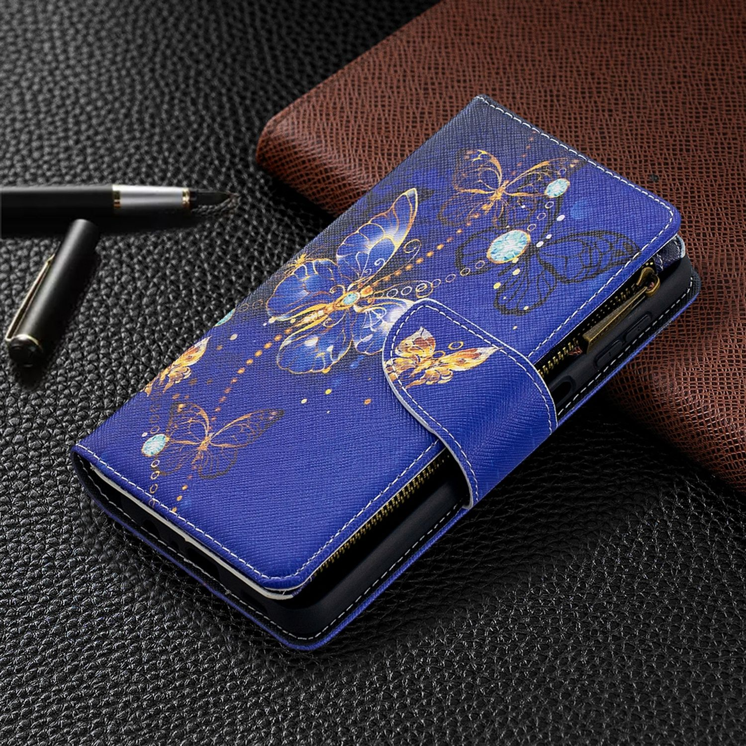 KÖNIG DESIGN Violett Galaxy 5G, Samsung, A32 Bookcover, Book Case
