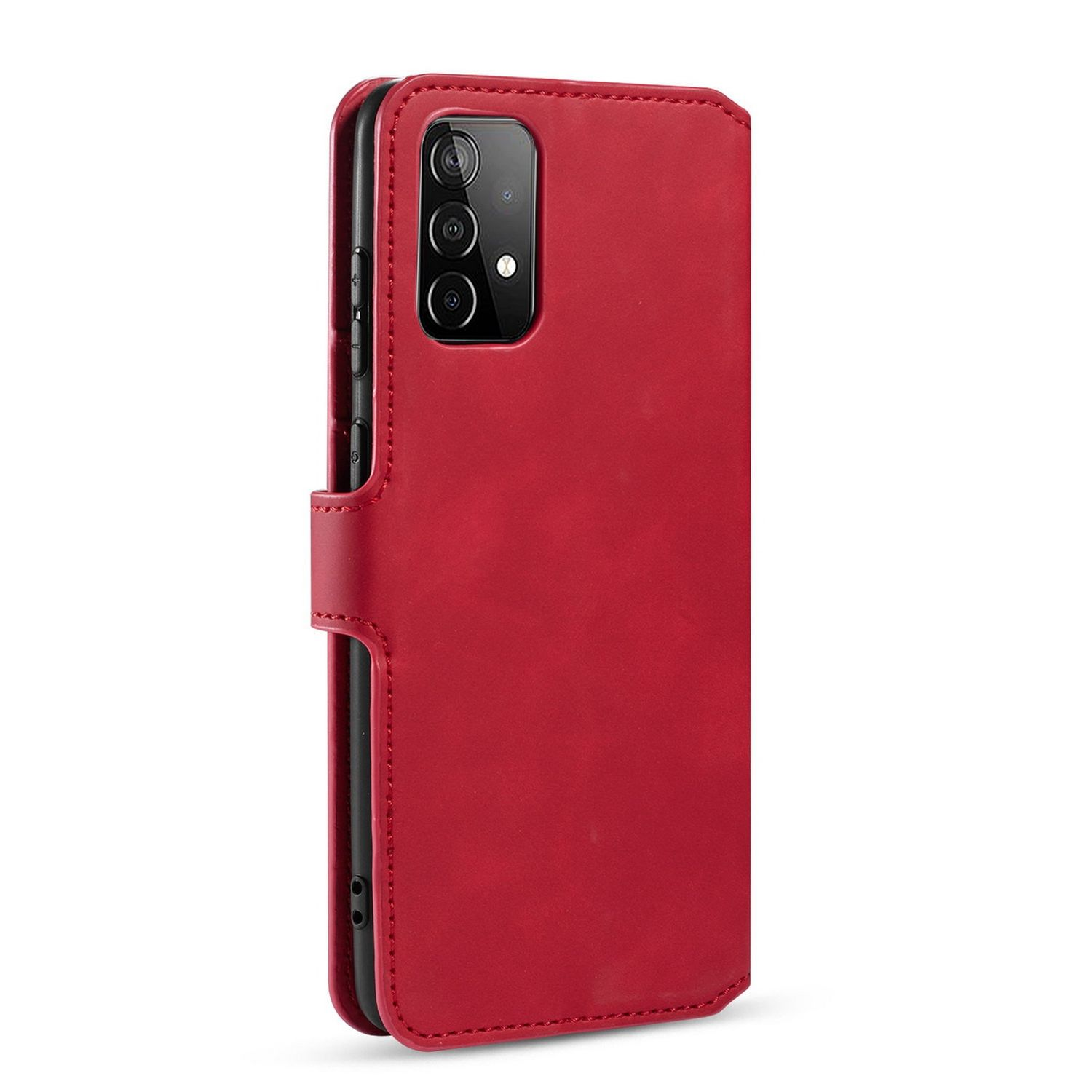 KÖNIG DESIGN Book A52s, 4G Case, Bookcover, Samsung, Galaxy 5G A52 / Rot 