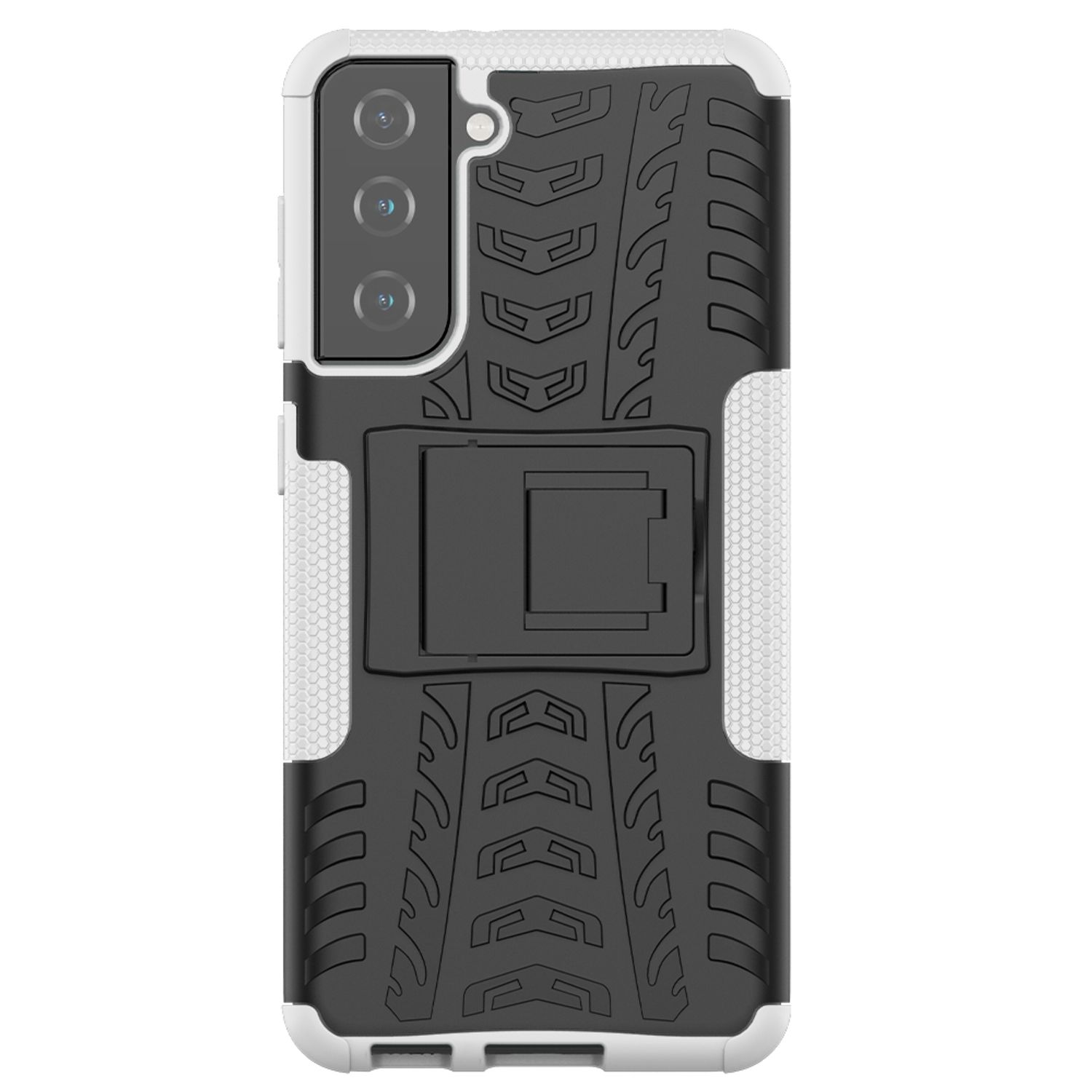 Samsung, Backcover, KÖNIG Galaxy DESIGN Case, S21, Weiß