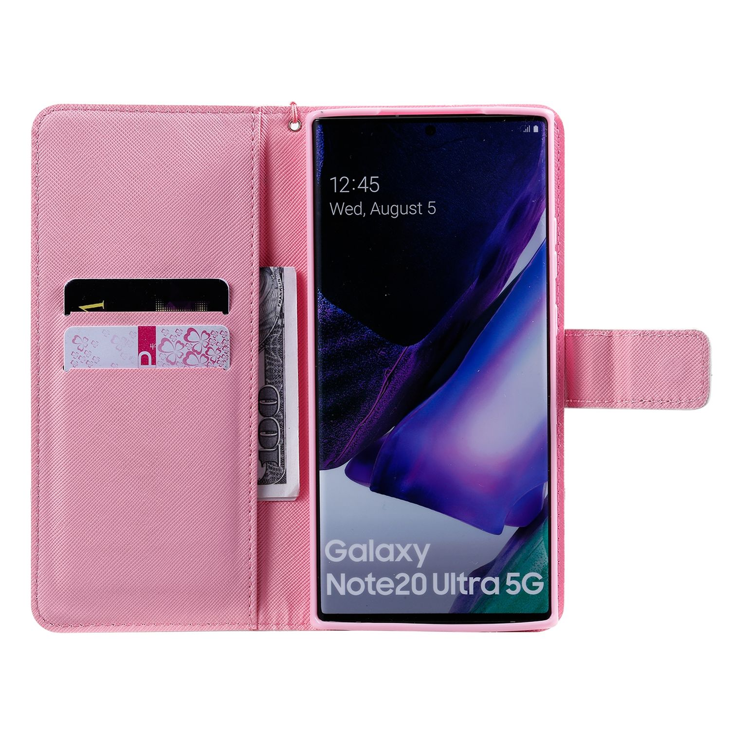 KÖNIG DESIGN Book Galaxy Note Bookcover, Mehrfarbig 20 Ultra, Samsung, Case