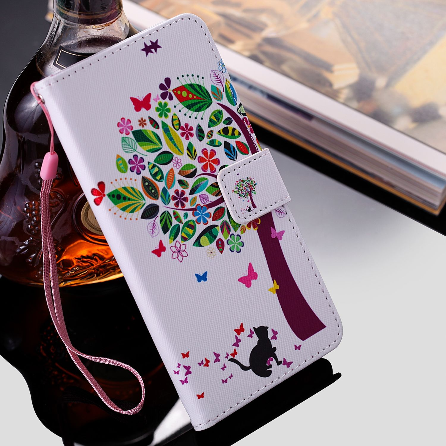 KÖNIG DESIGN Book Case, Bookcover, Ultra, Mehrfarbig Galaxy 20 Samsung, Note