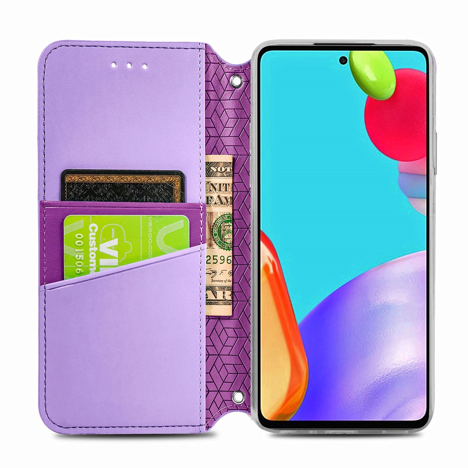 KÖNIG Galaxy Bookcover, DESIGN Violett A52s, / / Samsung, 5G Book Case, 4G A52
